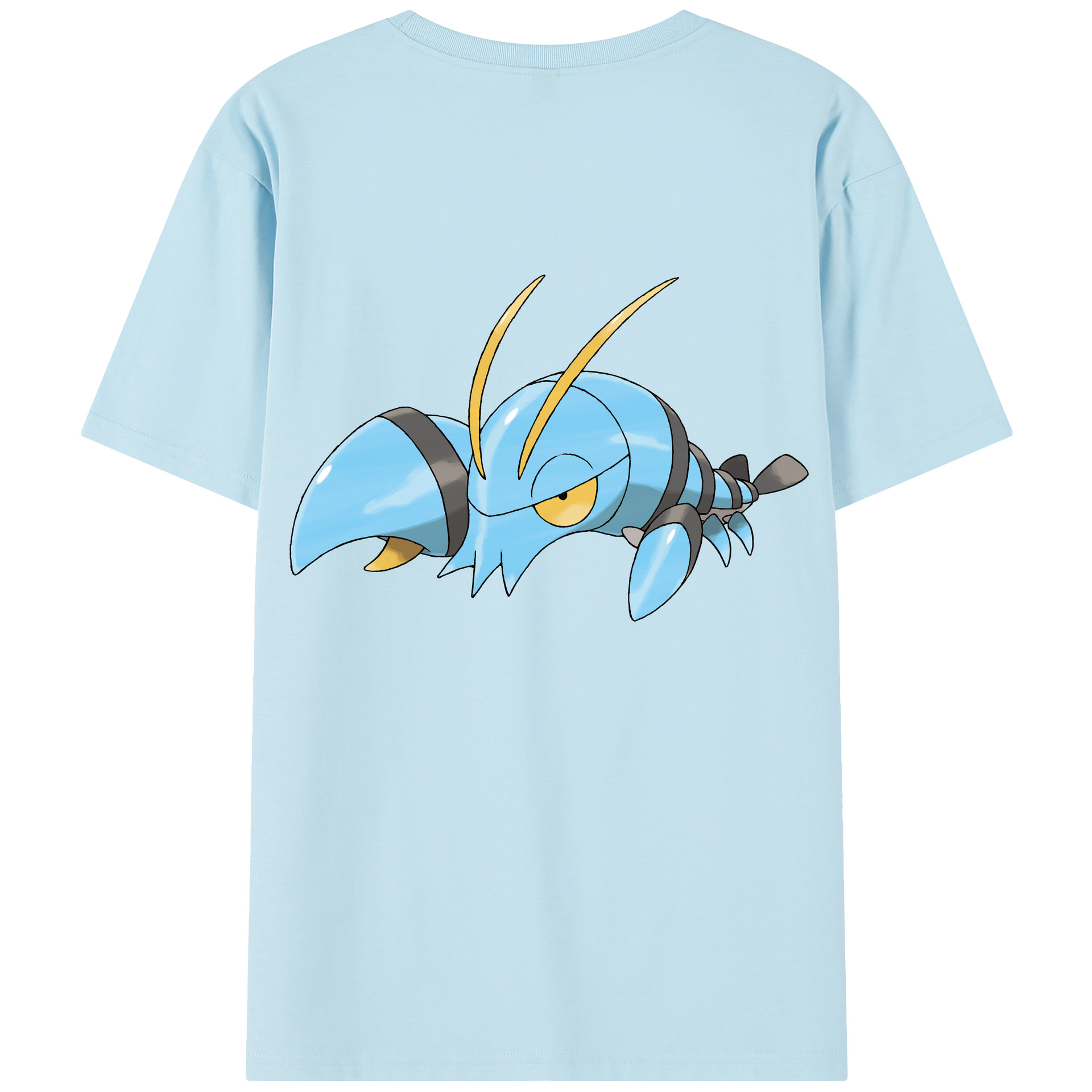 （画像用） ポケットモンスター Pokémon 綿100％半袖Tシャツ（背面プリント）